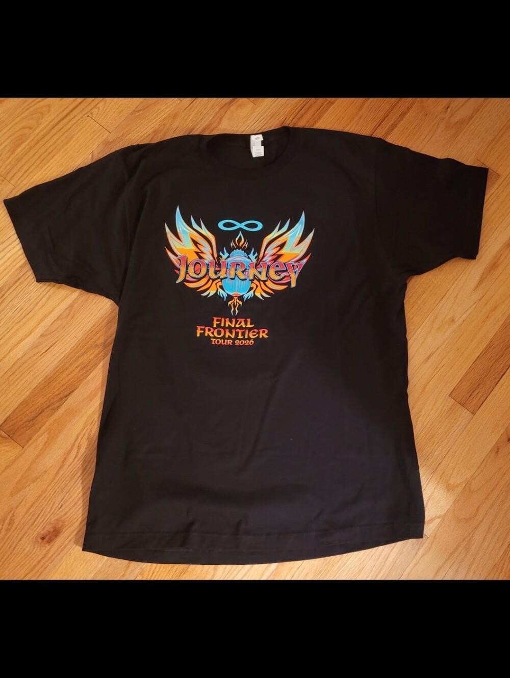 Journey Official Tour Tee Final Frontier - Black XL NWT